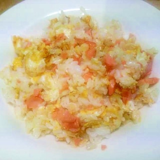 鮭卵炒飯/スモークサーモン